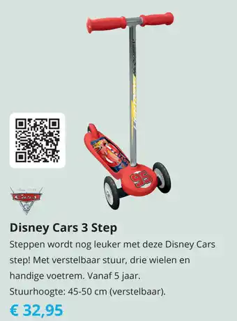 Tom Disney Cars 3 Step 45-50cm aanbieding