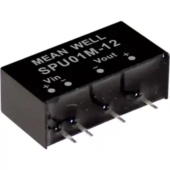 Conrad Mean Well SPU01N-05 DC/DC-convertermodule 200 mA 1 W Aantal uitgangen: 1 x Inhoud 1 stuk(s) aanbieding