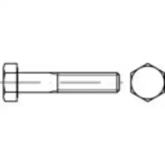 Conrad TOOLCRAFT 133377 Zeskantbouten M16 140 mm Buitenzeskant DIN 960 Staal 25 stuk(s) aanbieding