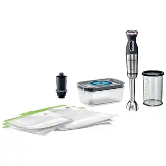 Conrad Bosch Haushalt MS8CM61V1 Staafmixer 1000 W RVS, Zwart aanbieding