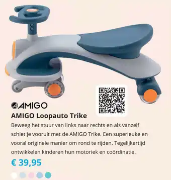 Tom AMIGO Loopauto Trike aanbieding