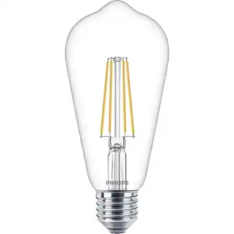 Conrad Philips Lighting 76305300 LED-lamp Energielabel E (A - G) E27 Speciale vorm 7 W = 60 W Warmwit (Ø x l) 6.4 cm x 14 cm 1 stuk( aanbieding