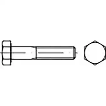 Conrad TOOLCRAFT TO-6857964 Zeskantbouten M24 140 mm Buitenzeskant DIN 931 Staal Gelamelleerd verzinkt 10 stuk(s) aanbieding