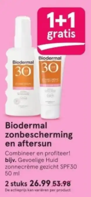 Etos Biodermal zonbescherming en aftersun aanbieding