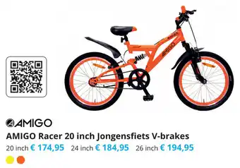 Tom AMIGO Racer 20 inch Jongensfiets V-brake aanbieding