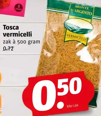 Poiesz Tosca vermicelli 500g aanbieding