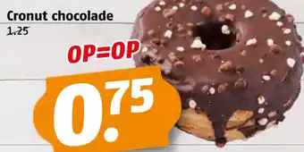 Poiesz Cronut chocolade aanbieding