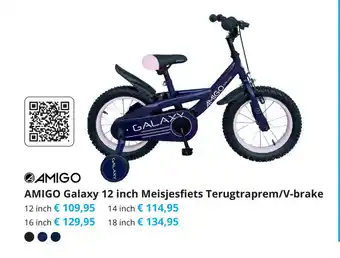 Tom Amigo Galaxy 12 inch Meisjesfiets Terugtrapem/V-Brake aanbieding