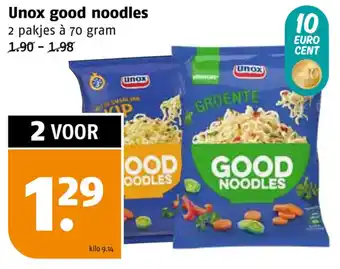 Poiesz Unox good noodles  70g aanbieding