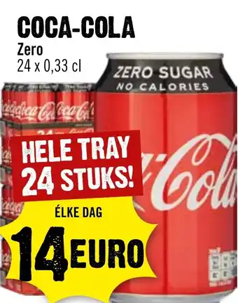 Dirck 3 COCA-COLA Zero 24 x 0.33 cl aanbieding