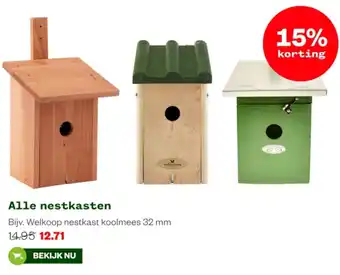 Welkoop Alle nestkasten aanbieding