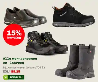 Welkoop Alle werkschoenen en laarzen aanbieding