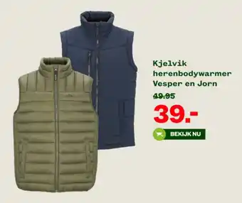 Welkoop Kjelvik herenbodywarmer Vesper en Jorn aanbieding