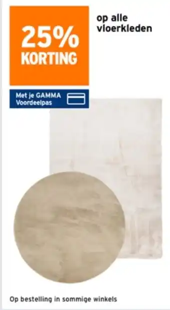 GAMMA op alle vloerkleden aanbieding