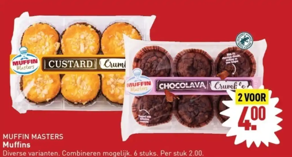 MUFFIN MASTERS Muffins aanbieding bij ALDI