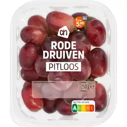 Albert Heijn AH Rode druiven pitloos aanbieding