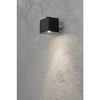 Conrad Konstsmide Amalfi Nova 7681-750 LED-buitenlamp (wand) Energielabel: G (A - G) LED LED vast ingebouwd 3 W Zwart aanbieding