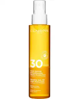 ICI Paris XL Clarins Glowing Sun Oil High Protection Clarins - Sun Care Glowing Sun Oil High Protection aanbieding