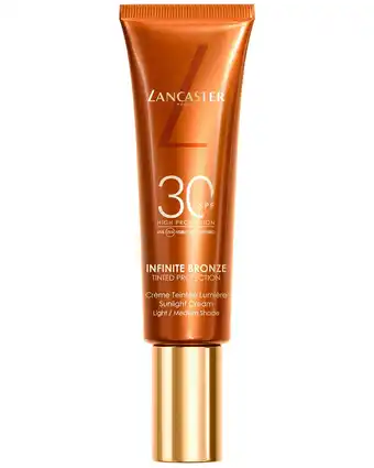 ICI Paris XL Lancaster Tinted Protection Sunlight Cream Spf30 Light Medium Lancaster - Infinite Bronze Tinted Protection Sunlight Cream Sp aanbieding