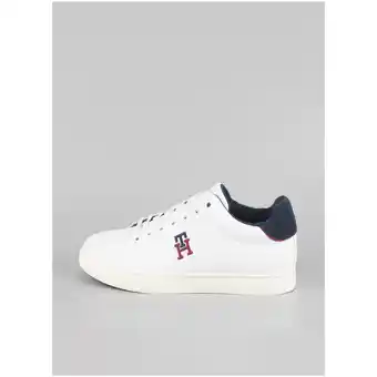 Spartoo Lage Sneakers Tommy Hilfiger Zapatillas en color blanco para caballero aanbieding