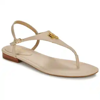 Spartoo Sandalen Lauren Ralph Lauren ELLINGTON-SANDALS-FLAT SANDAL aanbieding