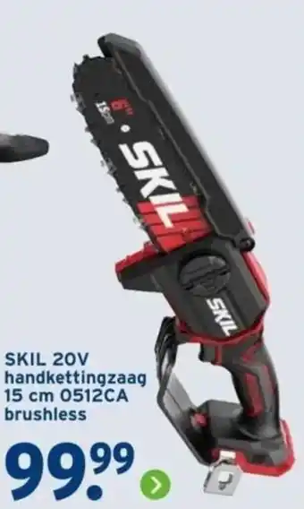 GAMMA SKIL 20V handkettingzaag 15 cm 0512CA brushless aanbieding