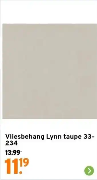 GAMMA Vliesbehang Lynn taupe 33-234 aanbieding