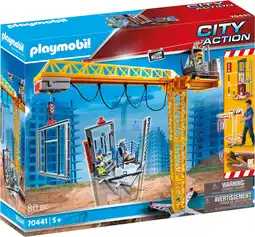 Bol.com PLAYMOBIL City Action RC bouwkraan met bouwonderdeel - 70441 aanbieding