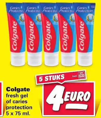 Nettorama Colgate 75ml aanbieding