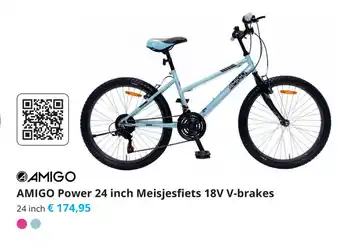 Tom Amigo 24 inch Meisjesfiets 18V V-Brakes aanbieding