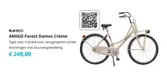 Tom Amigo Forest Dames Creme aanbieding