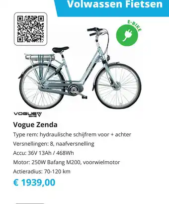 Tom Vogue Zenda aanbieding