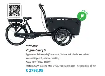 Tom Vogue Carry 3 aanbieding