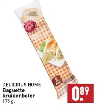 ALDI DELICIOUS HOME Baguette kruidenboter 175 g. aanbieding