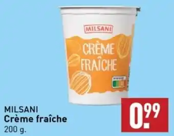 ALDI MILSANI Crème fraîche 200g aanbieding