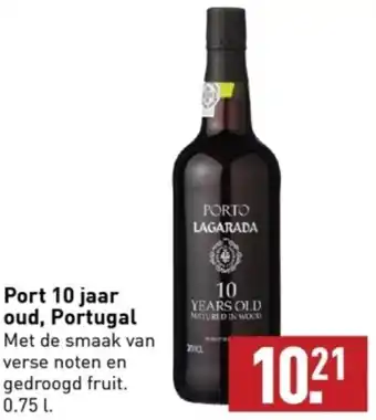 ALDI Port 10 jaar oud, Portugal  0.75L aanbieding