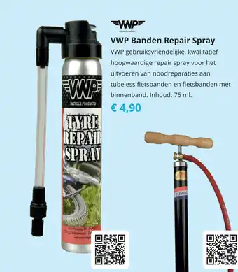 Tom VWP Banden Repair Spray aanbieding