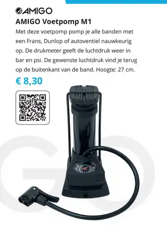 Tom Amigo Voetpomp M1 aanbieding