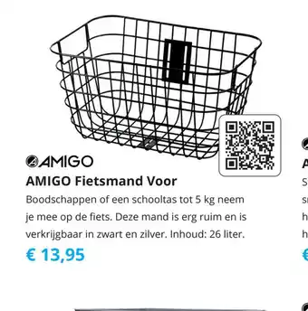 Tom Amigo Fietsmand Voor aanbieding