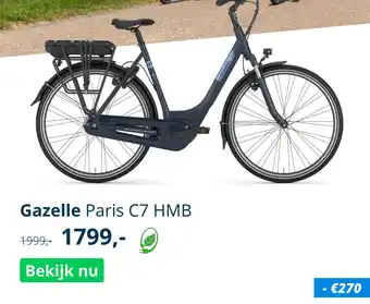 Mantel Gazelle paris c7 hmb aanbieding