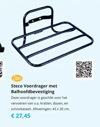 Tom Steco Voordrager Met Balhoofdbevestiging aanbieding