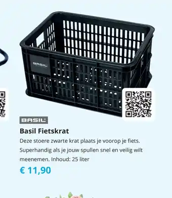 Tom Basil Fietskrat aanbieding