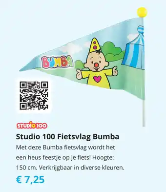 Tom Studio 100 Fietsvlag Bumba aanbieding