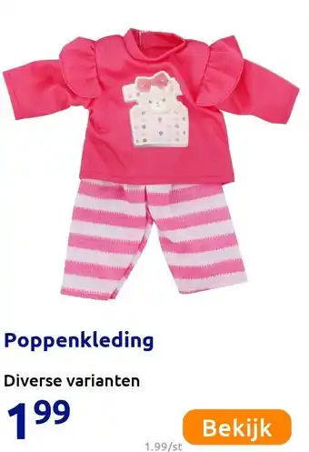 Action Poppenkleding aanbieding