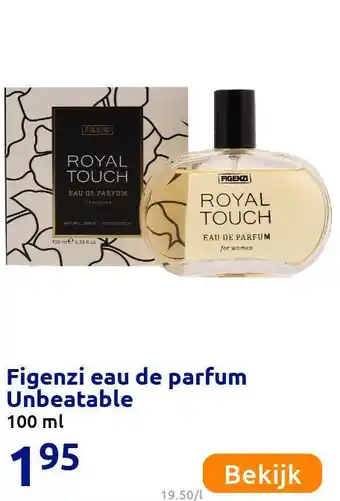 Action Figenzi eau de parfum Unbeatable aanbieding