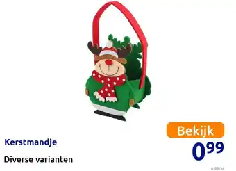 Action Kerstmandje aanbieding