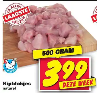 Nettorama Kipblokjes 500 gram aanbieding