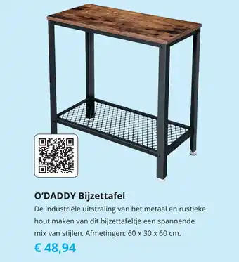 Tom O'Daddy Bijzettafel 60x30x60 cm aanbieding