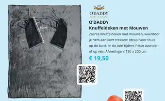 Tom O'Daddy Knuffeldeken met Mouwen 150x200 cm aanbieding