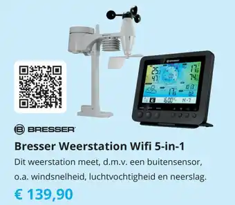 Tom Bresser Weerstation Wifi 5-in-1 aanbieding